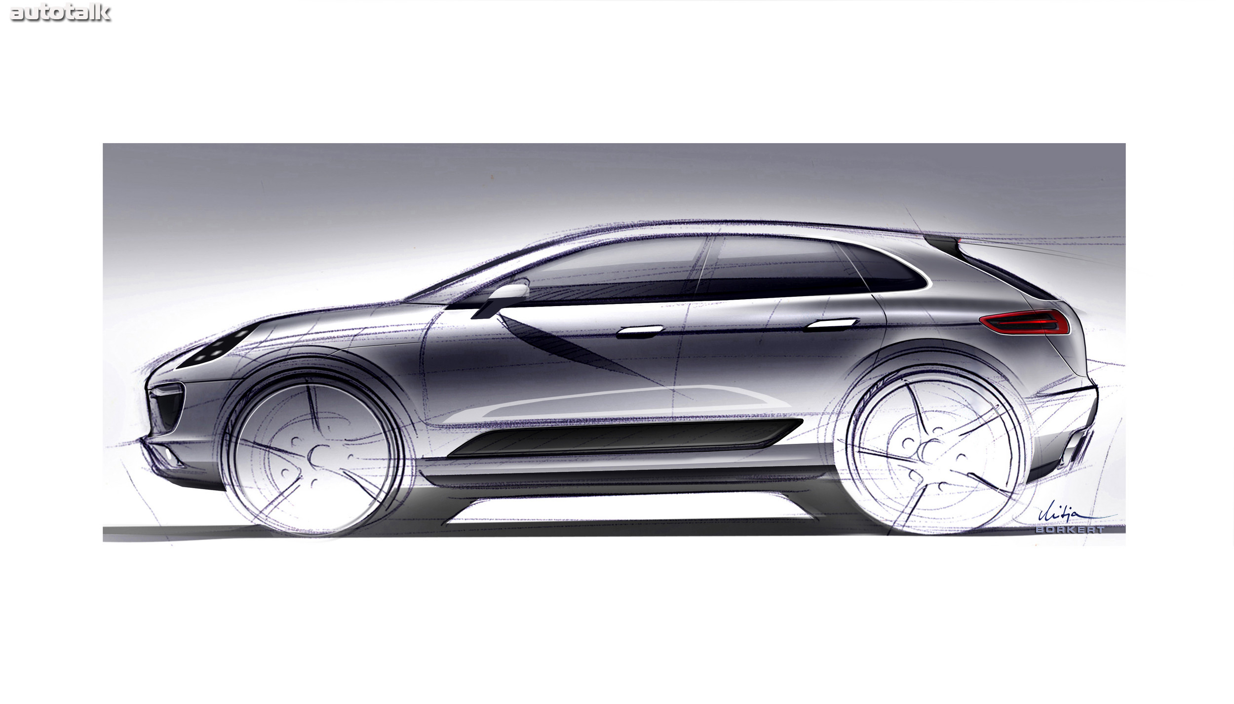 Porsche Macan Concept Sketch