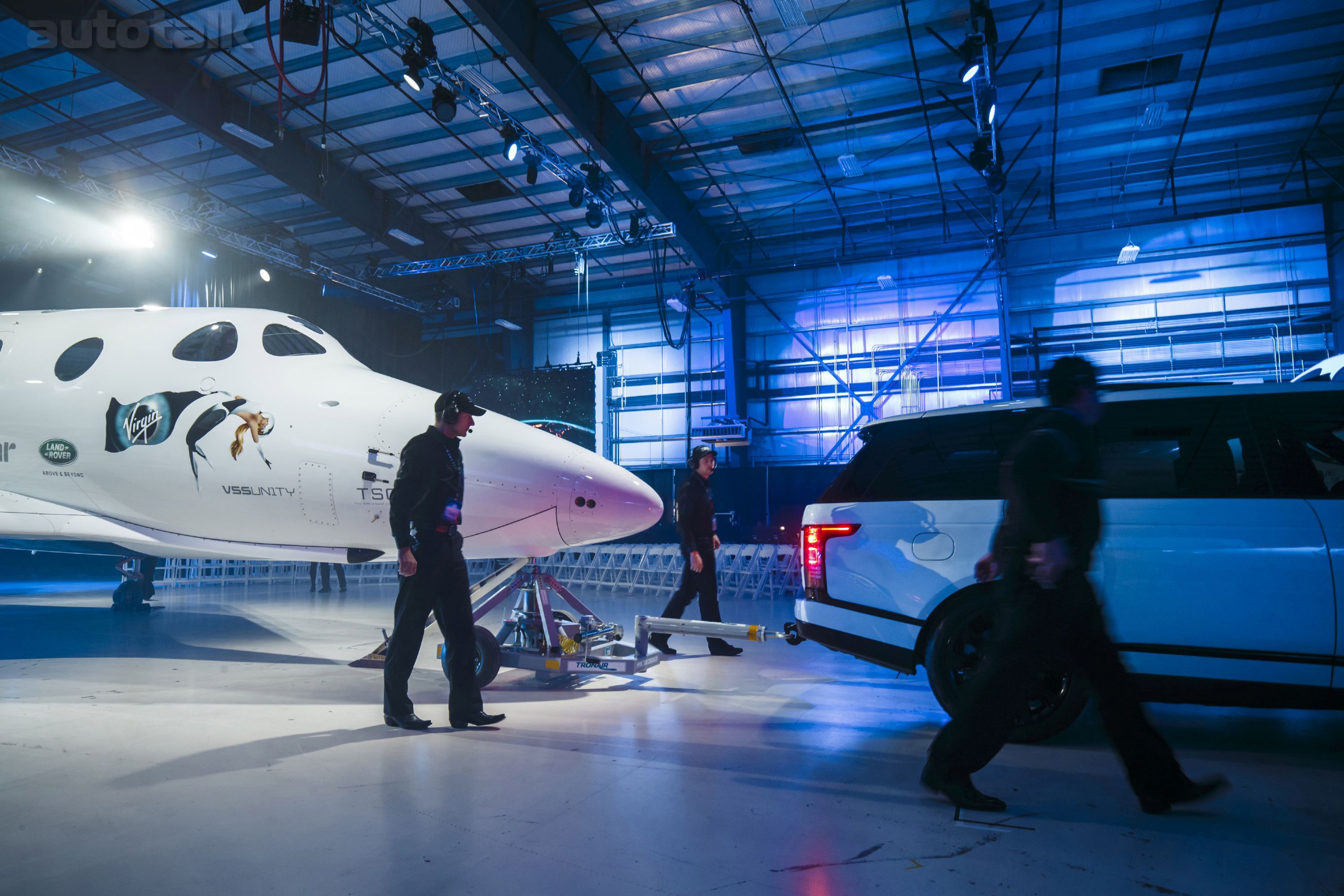 Range Rover Reveals New Virgin Galactic Space Ship 2