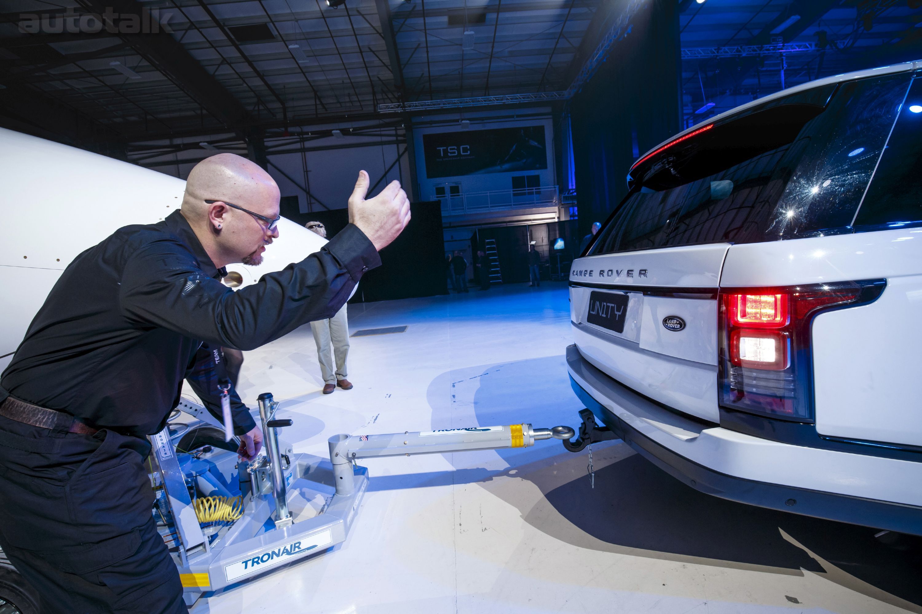 Range Rover Reveals New Virgin Galactic Space Ship 2