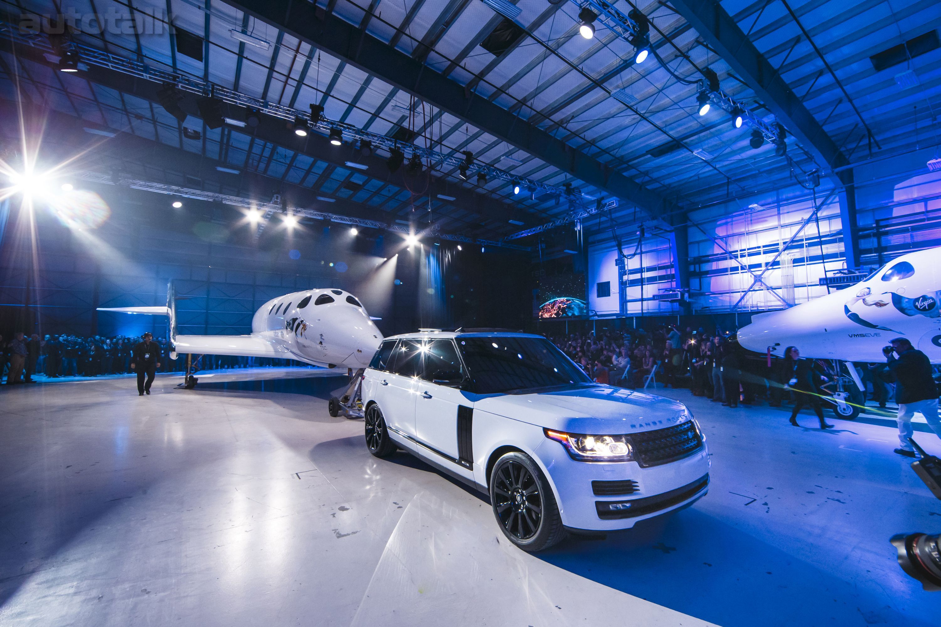 Range Rover Reveals New Virgin Galactic Space Ship 2