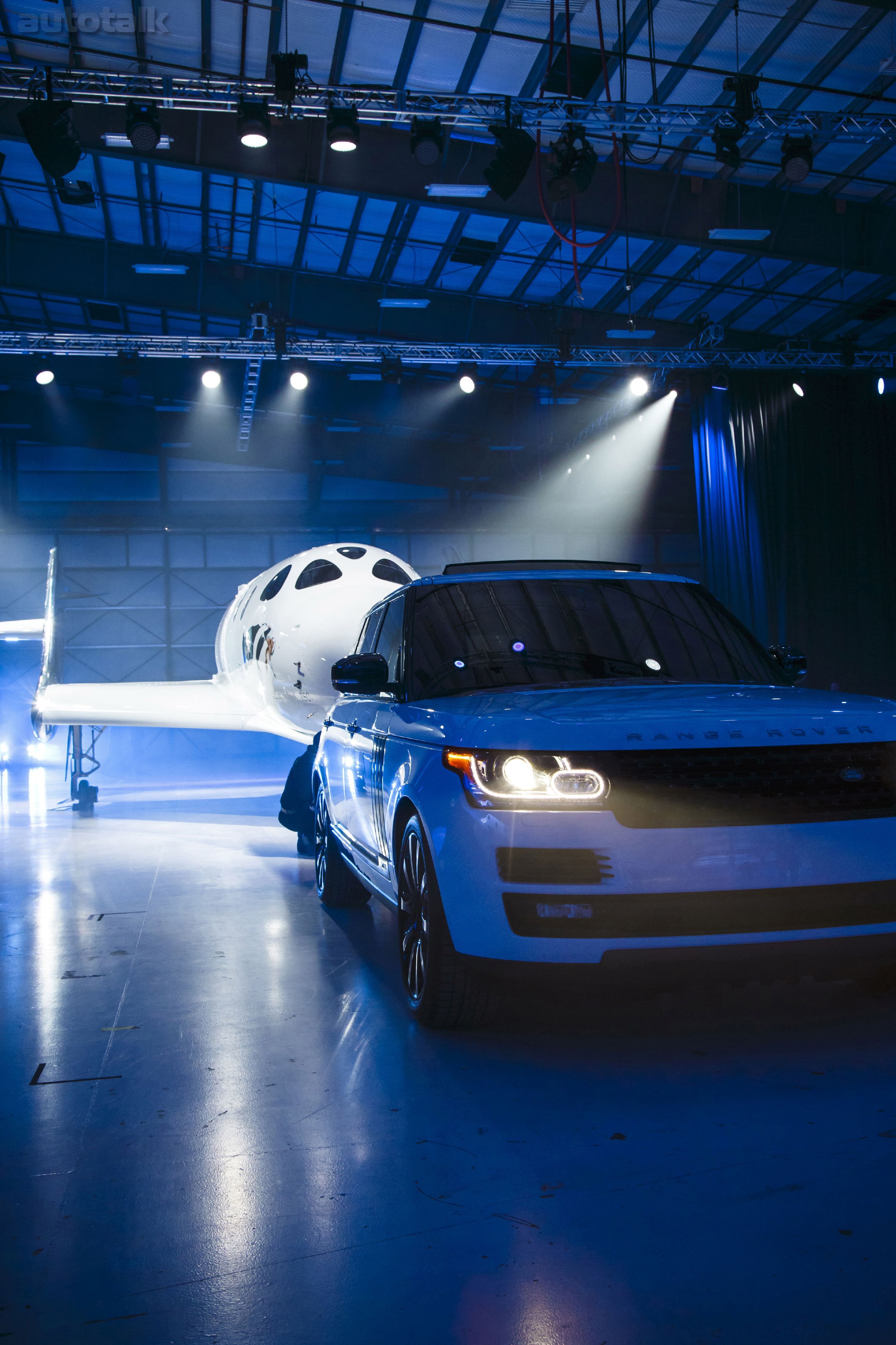 Range Rover Reveals New Virgin Galactic Space Ship 2