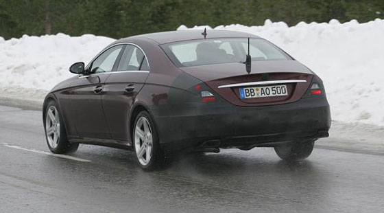 Spy Shots of 08 Mercedes CLS
