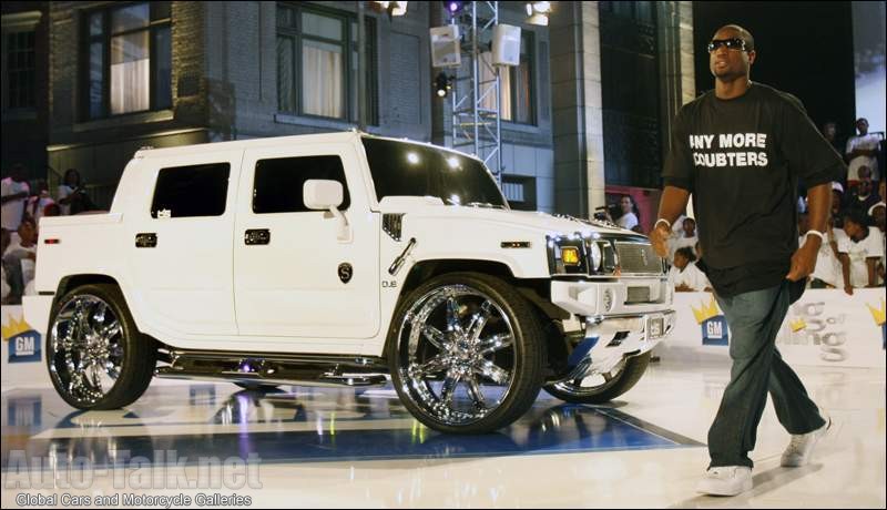 The Blingiest: Miami Heat star Dwayne Wade and his 2006 Hummer H2 SUT