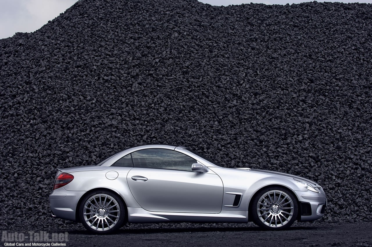 The Mercedes Benz SLK 55 AMG Black Series