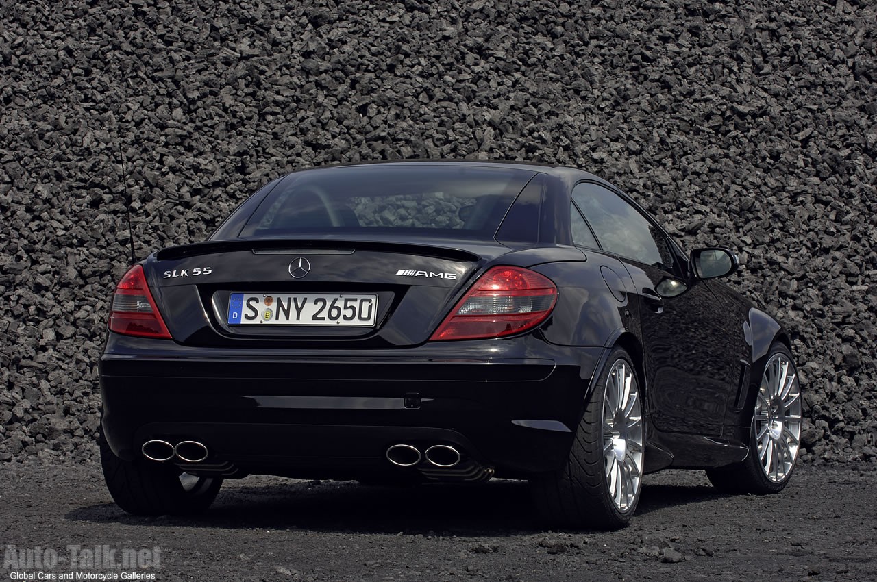The Mercedes Benz SLK 55 AMG Black Series