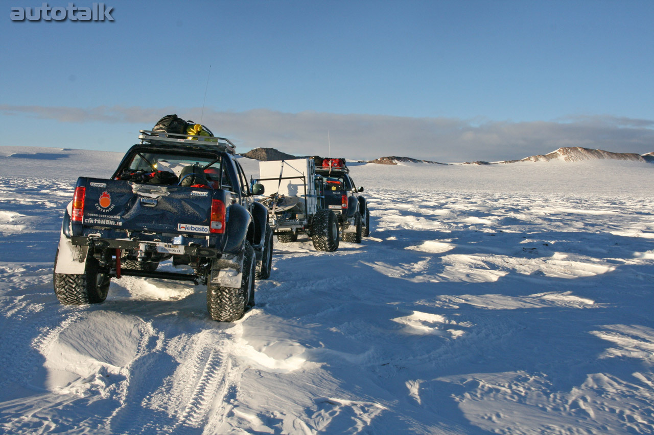 Toyota Hilux in Antartica