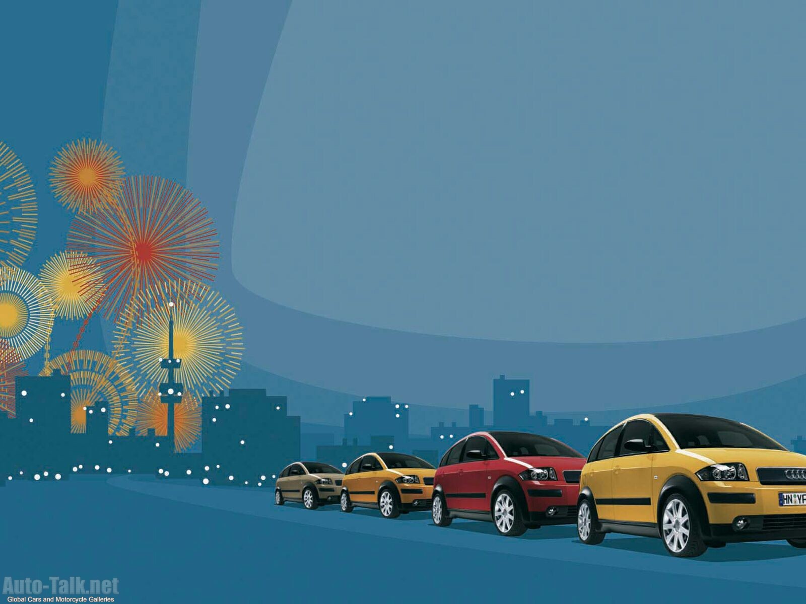 Various Audi Automobiles