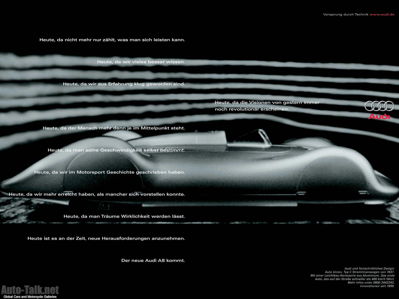 Various Audi Automobiles