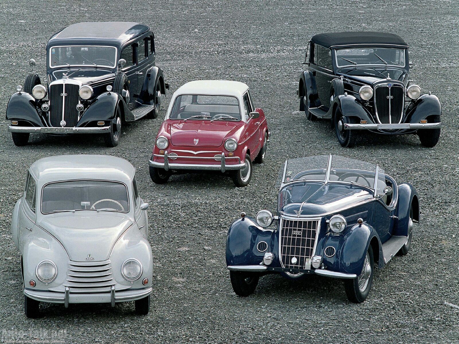 Various Audi Automobiles