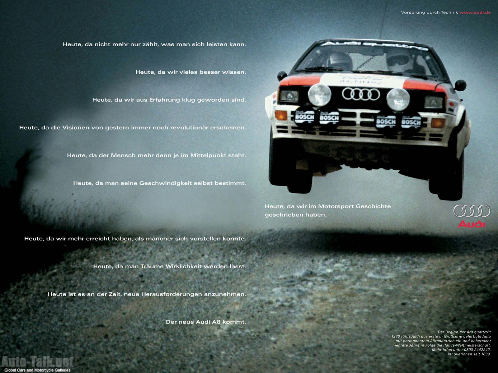 Various Audi Automobiles