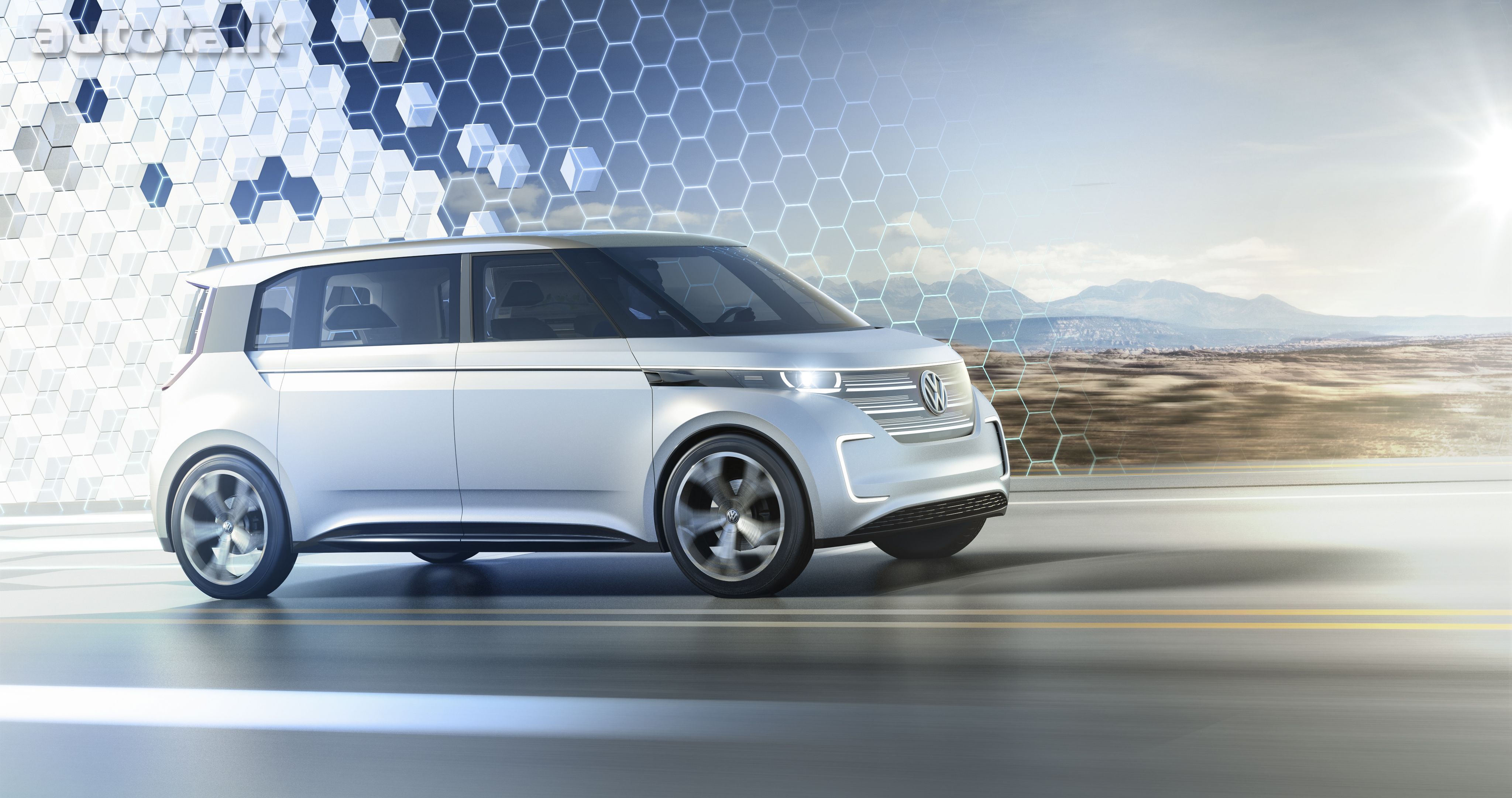 Volkswagen BUDD-e Concept Microbus CES 2016