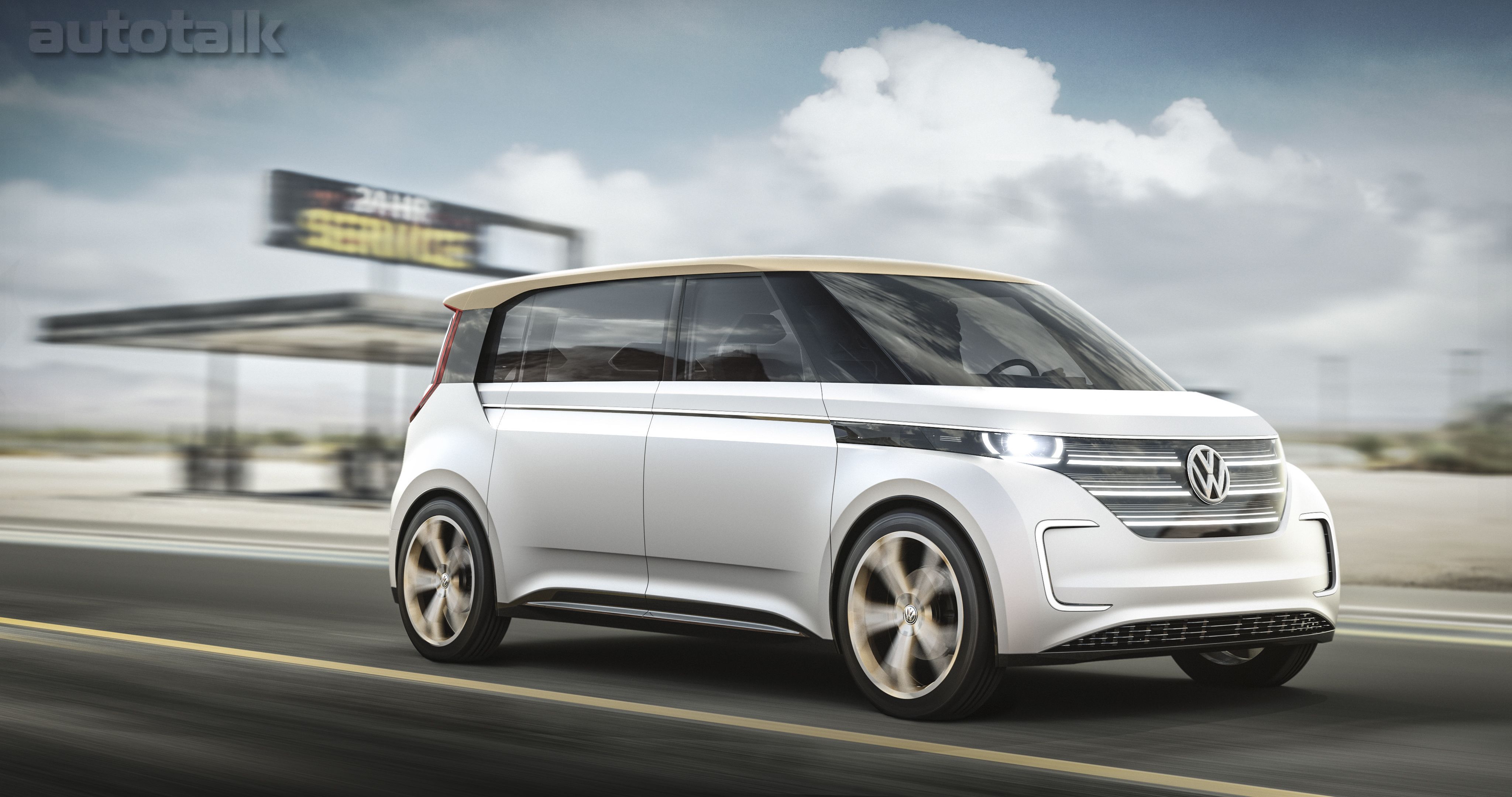 Volkswagen BUDD-e Concept Microbus CES 2016