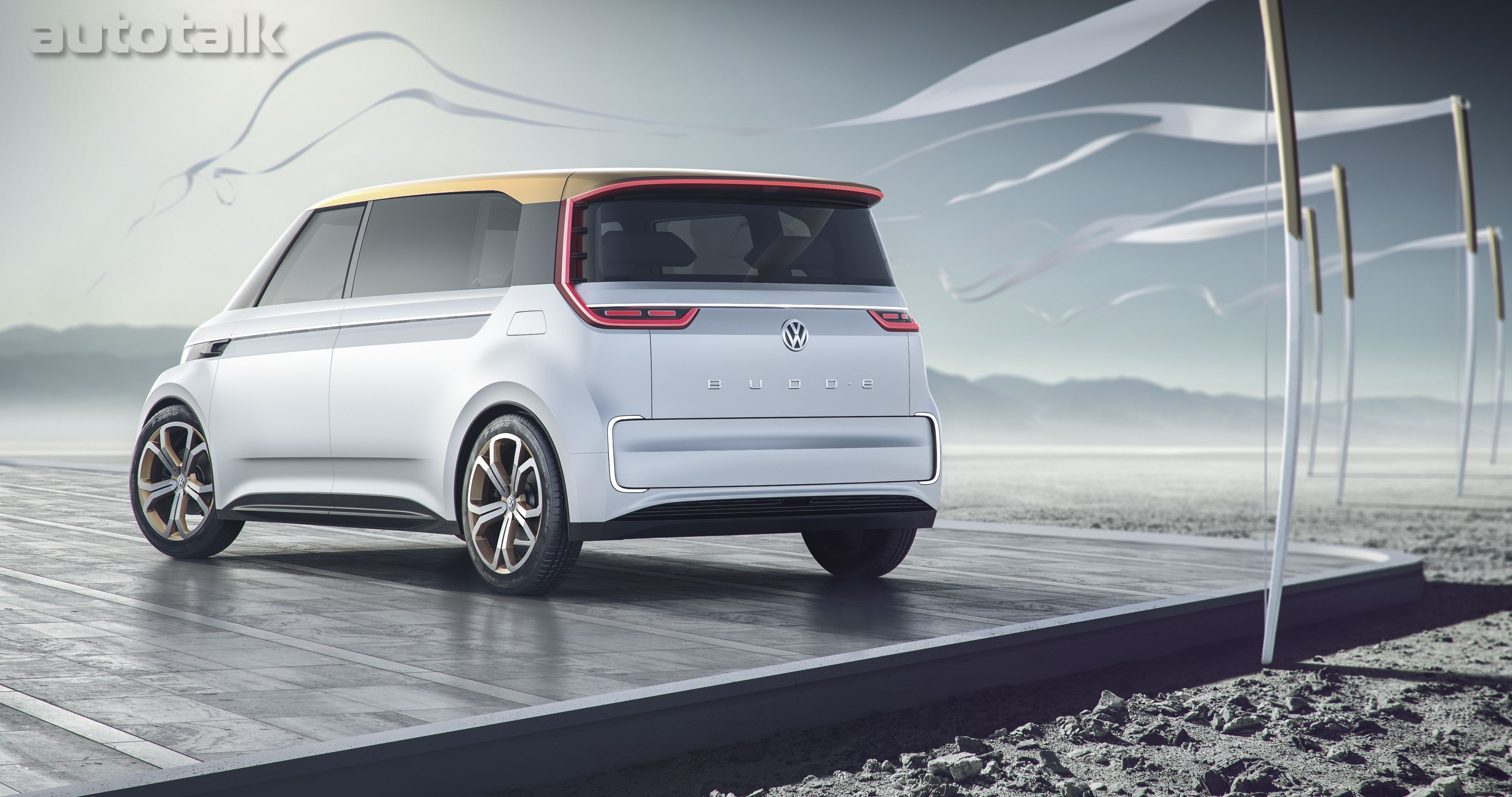 Volkswagen BUDD-e Concept Microbus CES 2016
