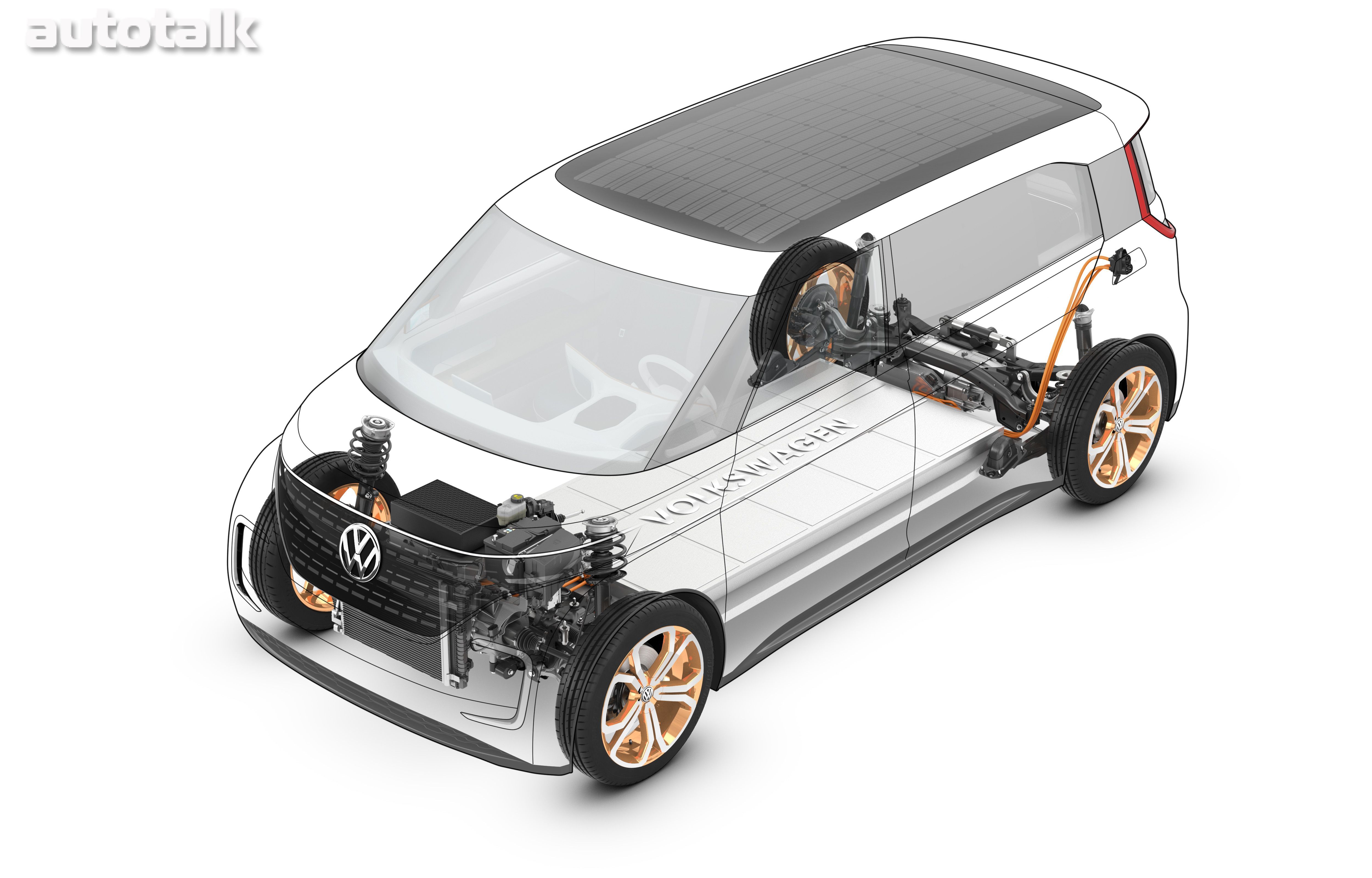 Volkswagen BUDD-e Concept Microbus CES 2016