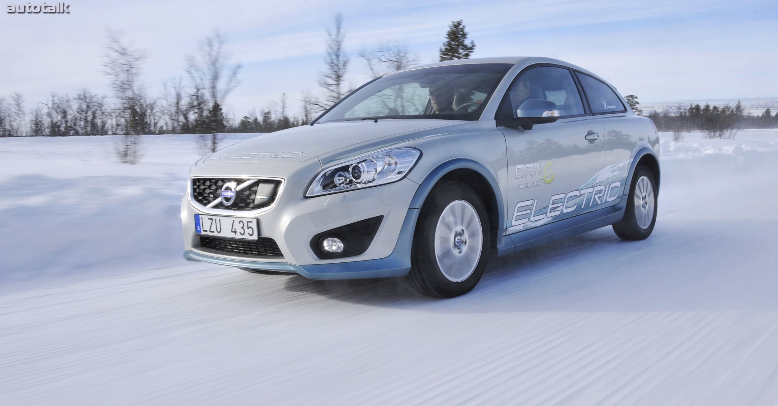 Volvo C30 Electric Winter Testing