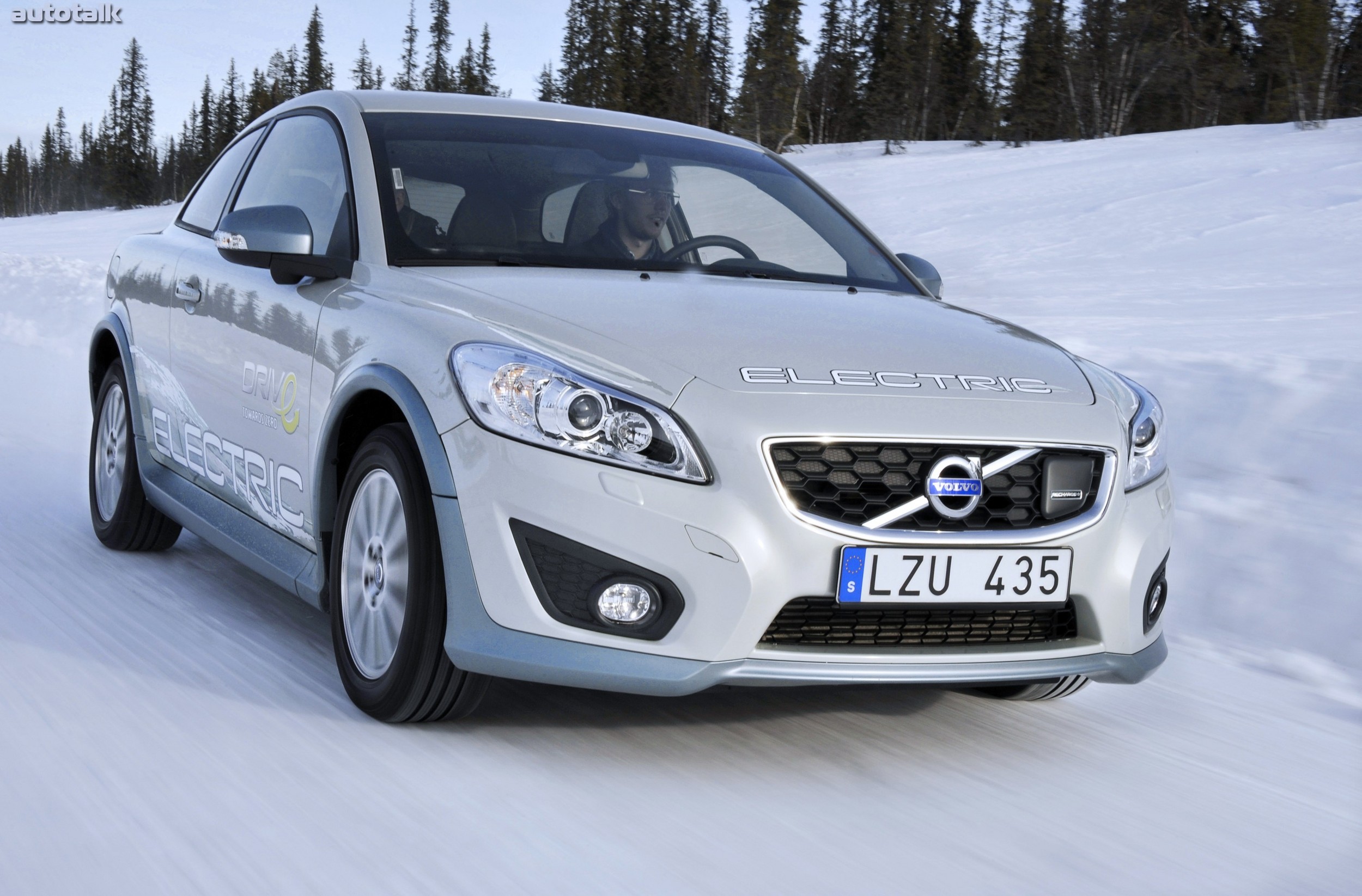 Volvo C30 Electric Winter Testing