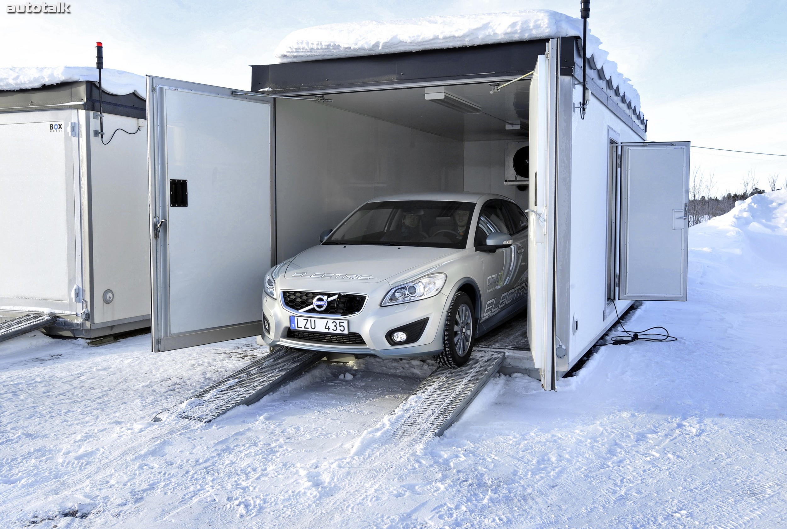 Volvo C30 Electric Winter Testing