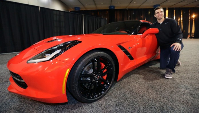 Joe Flacco Awarded C7 Corvette Stingray