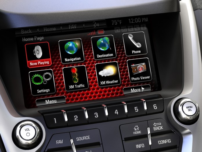 2013 GMC Terrain Denali color touch radio with IntelliLink