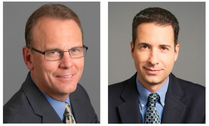 Mark Stout (left) and Andrew Tavi