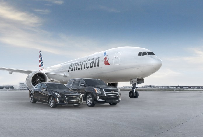 Cadillac partnered with American Airlines